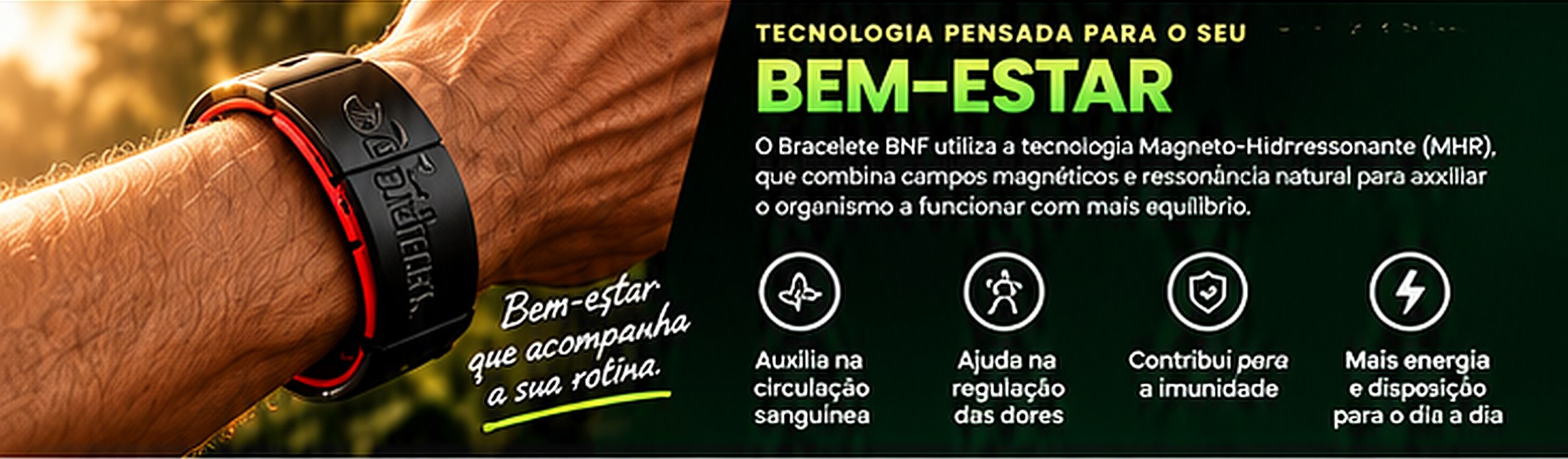 Tecnologia pensada para o bem-estar: Magneto-Hidroressonante (MHR)