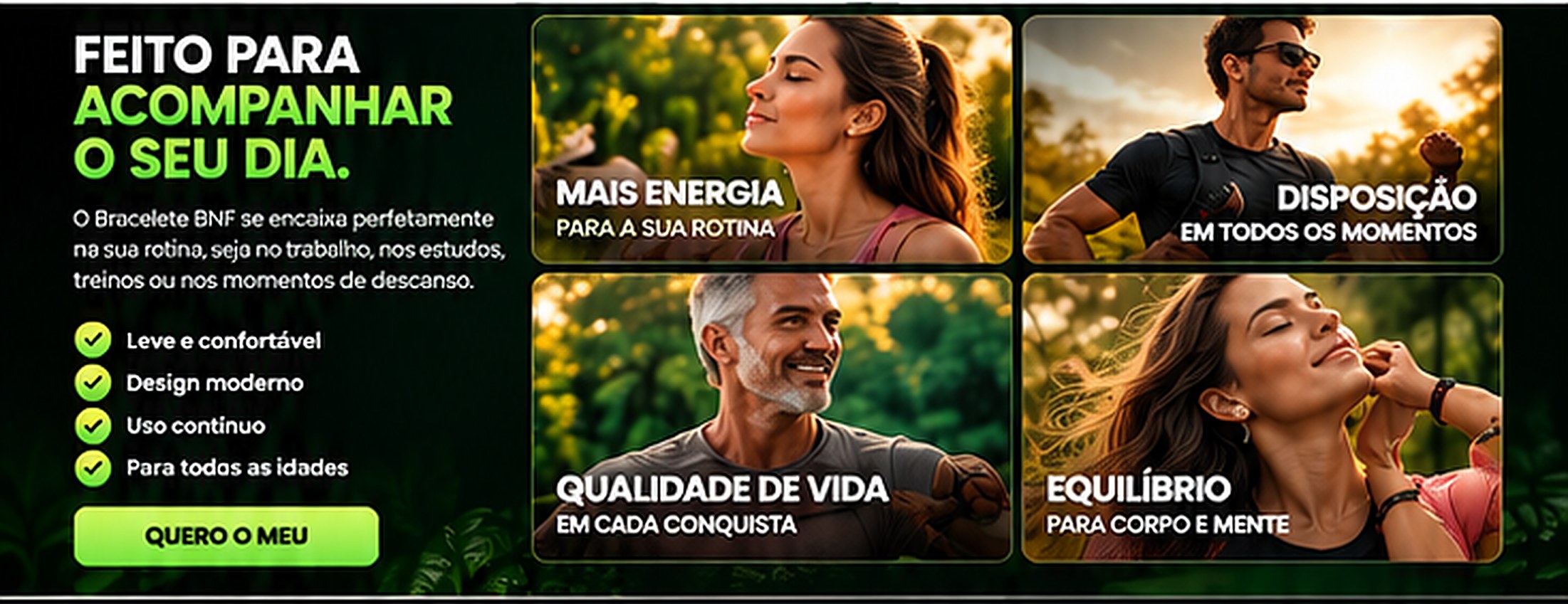 Feito para acompanhar o seu dia