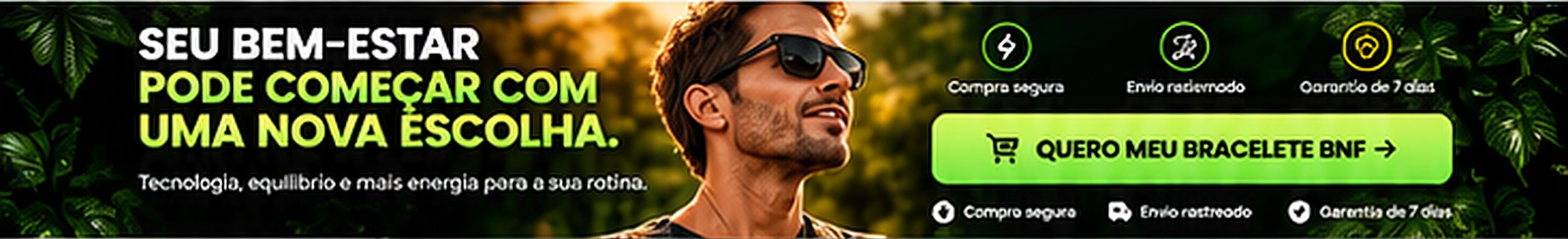 Seu bem-estar pode começar com uma nova escolha